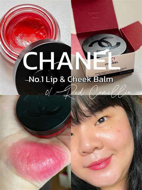 chanel lip and cheek balm red camellia|chanel no 1 lip balm.